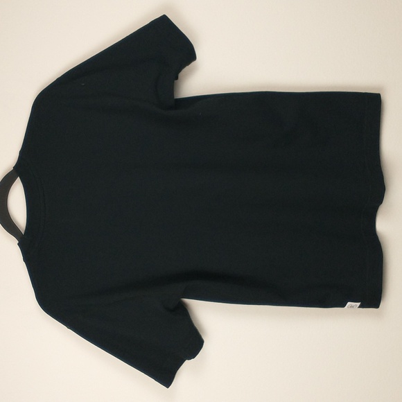 Reigning Champ Shirt Mens Small Black Short Sleeve Cotton Crewneck Logo - Picture 5 of 13